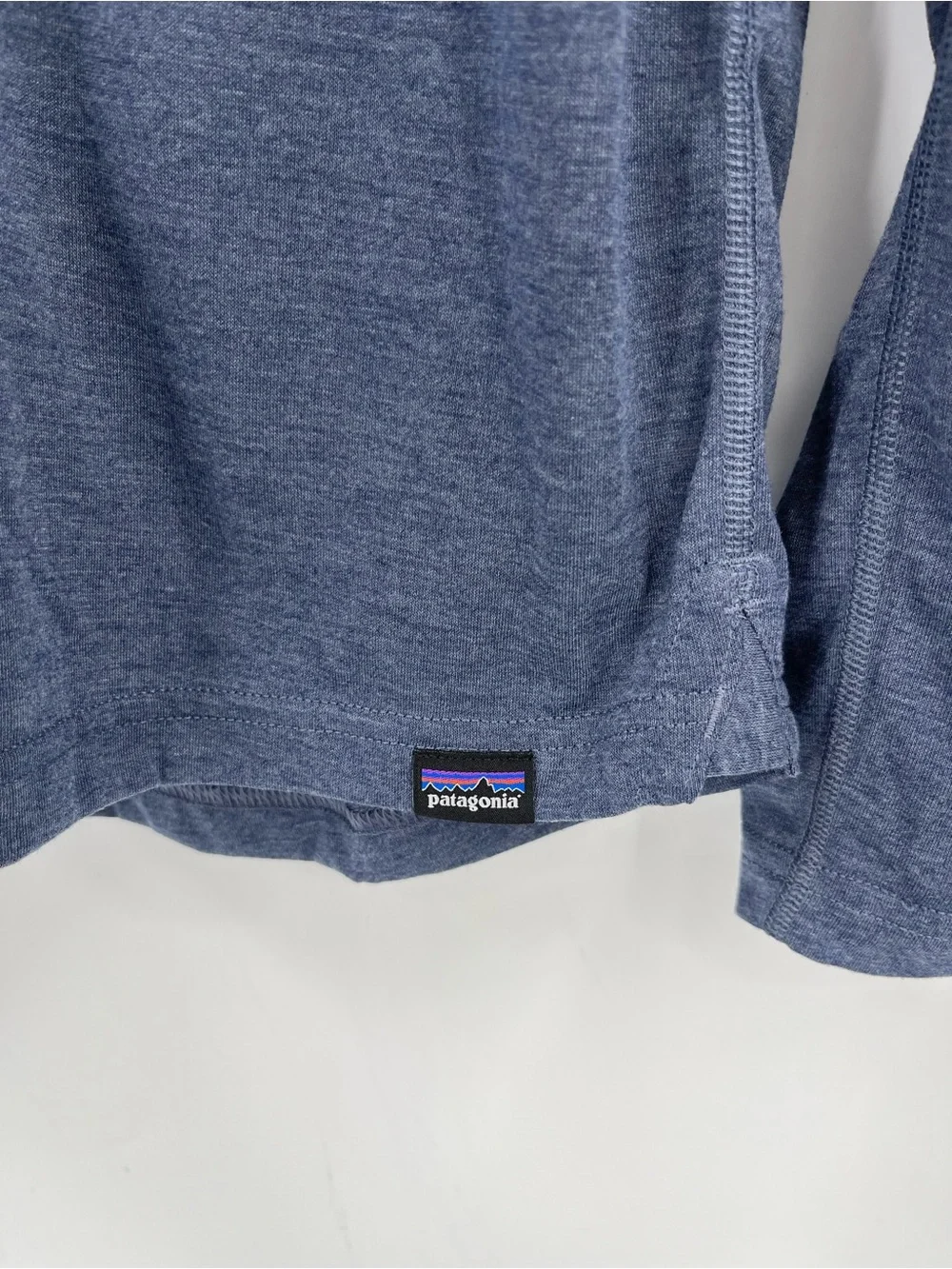 NWT Patagonia Capilene Cool Trail Long Sleeve Hiking Shirt Men’s blue S Gorpcore - Picture 6 of 13